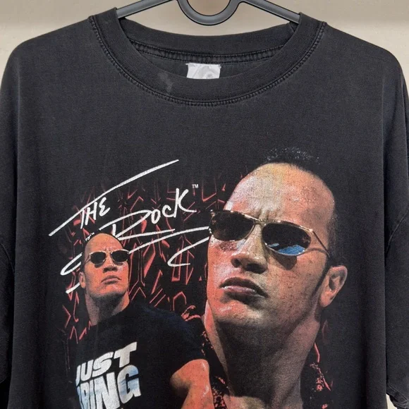 Vintage Y2K WWF The Rock Tshirt - Picture 2 of 14